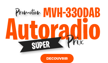 Image description slider - autoradio PIONEER MVH-330DAB pas chers - centre Autobacs