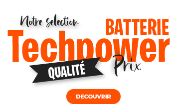 Description offre Batterie Techpower prix imbattables - Autobacs slider