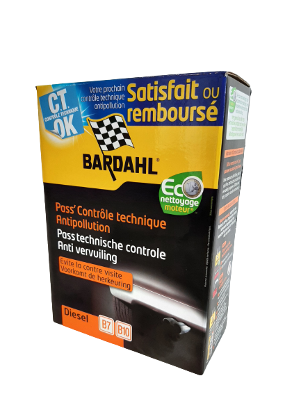 Additif anti pollution BARDAHL Pass Contrôle Technique - Diesel (B7&B10)  BARDAHL - Additifs