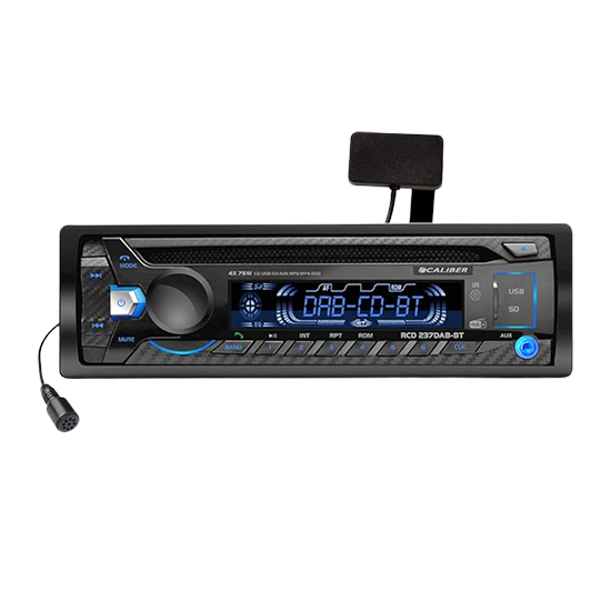 Autoradio Caliber avec Bluetooth - DAB - DAB+ - USB, SD, AUX, FM - Lecteur  CD - 1 DIN