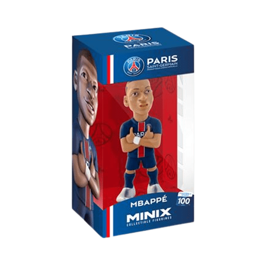 Figurine PSG Kylian Mbappé 12 cm sous licence officielle - MINIX MINIX- FIGURINES - Figurines