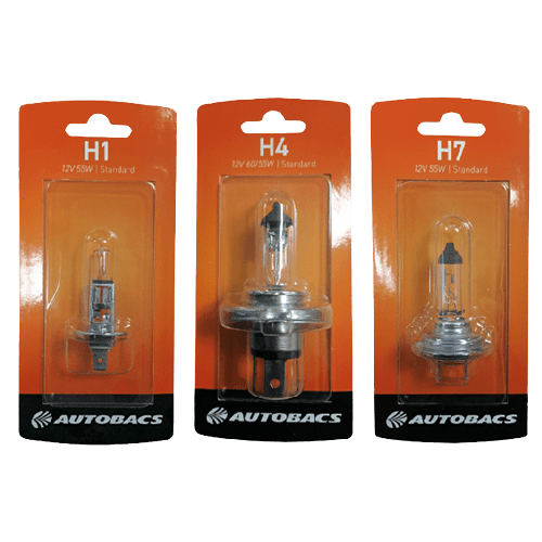 Ampoules Halogènes H1, H4, H7 Autobacs en Marque De Distributeur