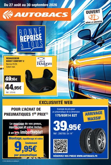 Découvrez nos offres pour la rentrée chez Autobacs France