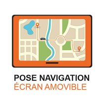 POSE NAVIGATION ÉCRAN AMOVIBLE POSE NAVIGATION ÉCRAN AMOVIBLE