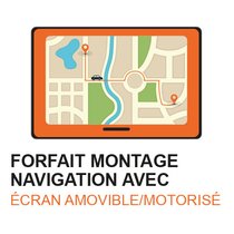 POSE NAVIGATION ÉCRAN AMOVIBLE / MOTORISE POSE NAVIGATION ÉCRAN AMOVIBLE / MOTORISE