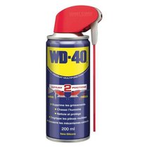 Dégrippant aérosol spray double position WD40 200ml