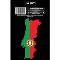 1 Adhésif Carte Portugal - STICKZIF