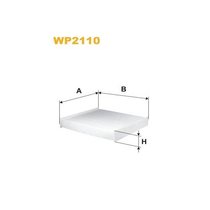 Filtre habitacle WIX WP2110 Filtre habitacle WIX WP2110