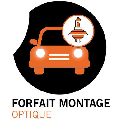 Forfait Montage OPTIQUE + REGLAGE (hors lampes à décharge)