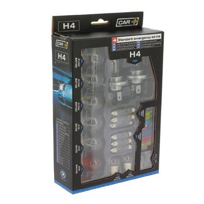 Coffret 16 ampoules H4 + 12 fusibles - Evo