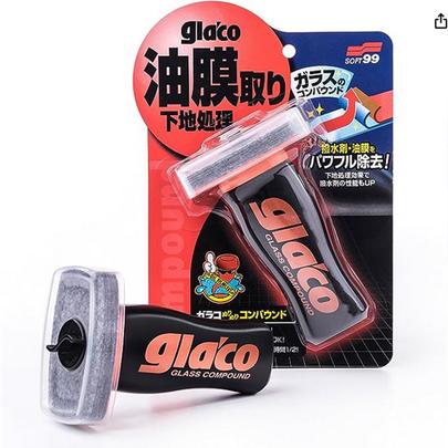 image 03 - Nettoyant pâte pour pare-brise et vitres - GLACO COMPOUND ROLL ON 100ml - SOFT99