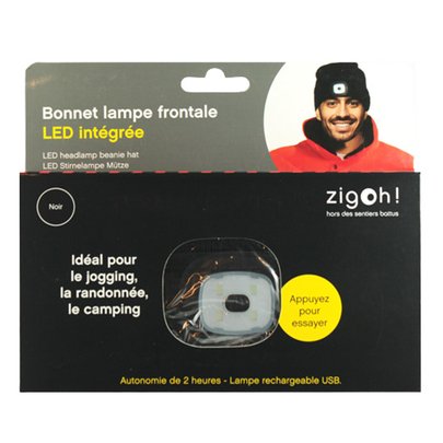 Image Packaging Bonnet Lumineux LED Rechargeable USB - ZIGOH! vendu à Autobacs