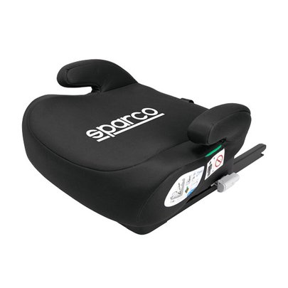 Réhausseur bas Isofix noir 125-150cm R129 ISIZE SPARCO