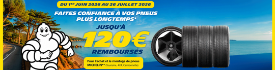 Profitez de la promotion Michelin été 2026 - Autobacs