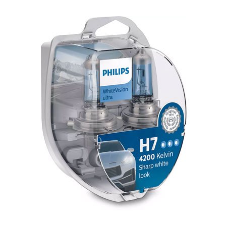 Pack Ampoules H7 + W5W Philips WhiteVision