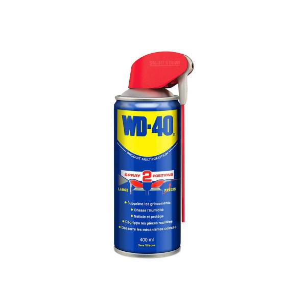 Dégrippant aérosol spray double position WD40 400ml