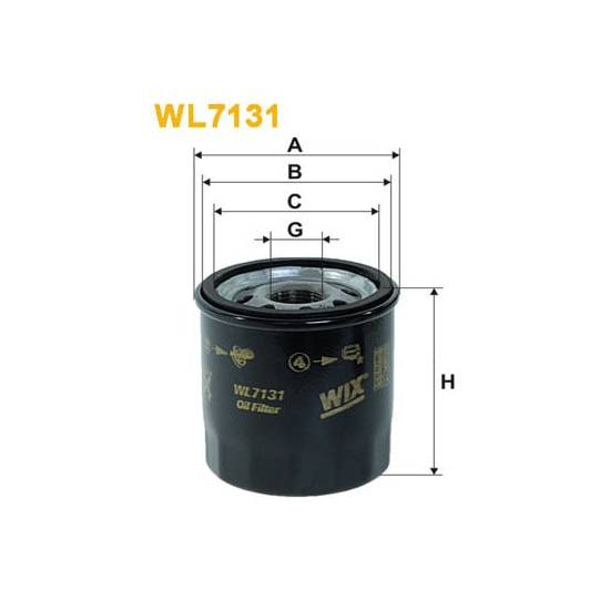 Filtre à huile WIX WL7131