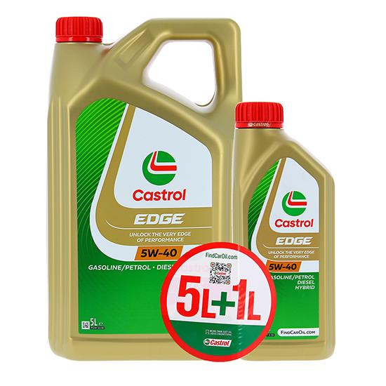 Castrol Edge 5W40 5L+1 Castrol Edge 5W40 5L+1
