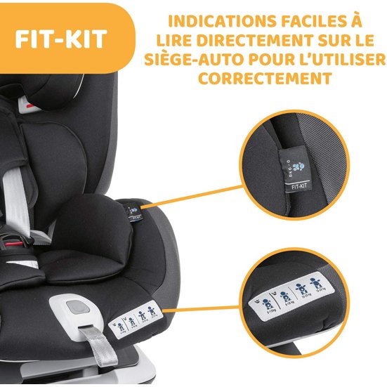 Siège Auto Chicco Seat-up 012 - Grey - Siège Auto/Groupe 0+/1/2 (Naissance  à 25kg) - tendresse de bébé