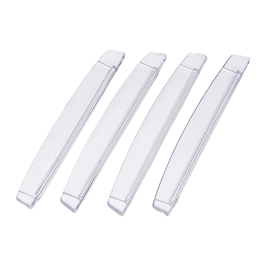 Lot de 4 protections portières transparentes