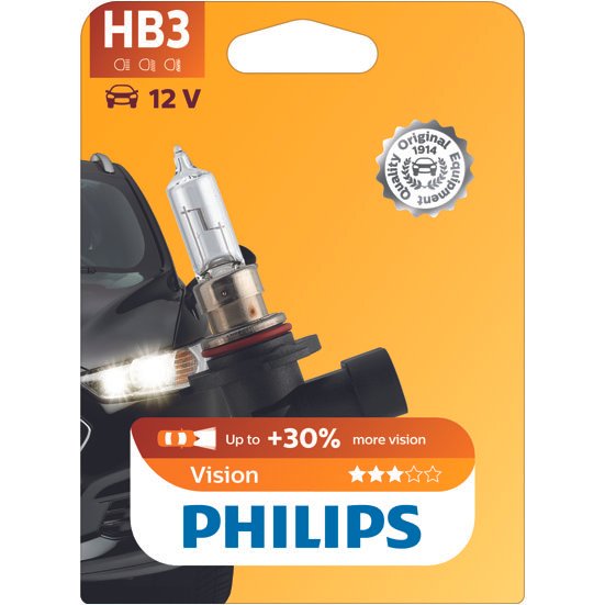 Ampoule HB3 65 W feux de route - PHILIPS adaptable