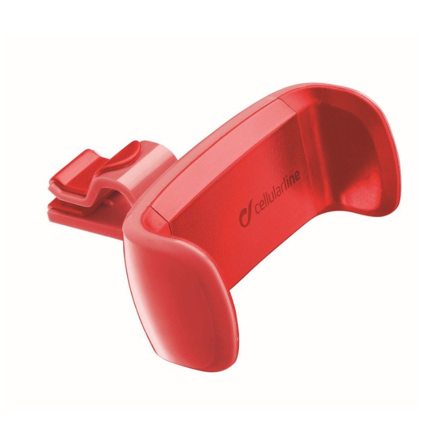 Support téléphone pour grille d'aération coloris rouge RDI