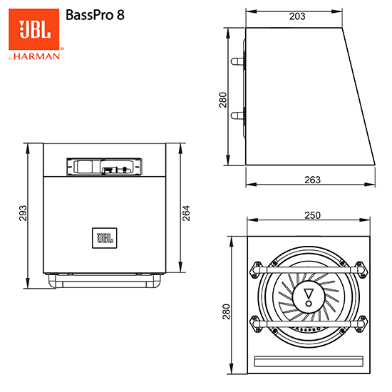 Caisson De Basse Stage Bass Pro 8 - JBL