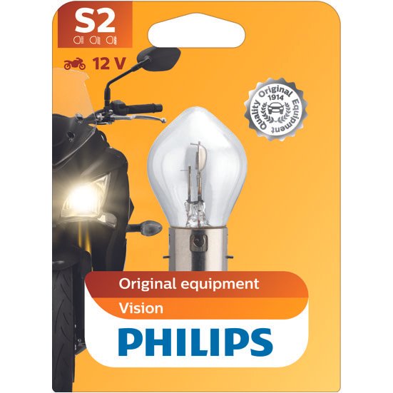 Ampoules Moto Philips Ampoule Feux De Route S2- Standard - 12v 35/35w -  Satisfait Ou Remboursé 