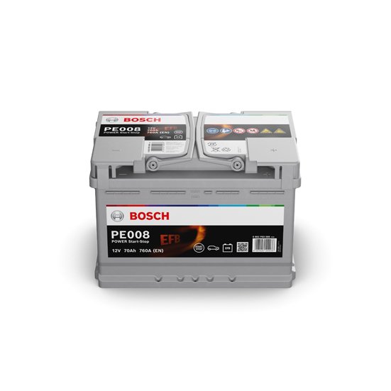 Bosch PE008 - Batterie auto - 70A/H 720A - technologie EFB - Pour véhicules  avec système Start&Stop BOSCH - Batterie - Démarrage - Éléctricité