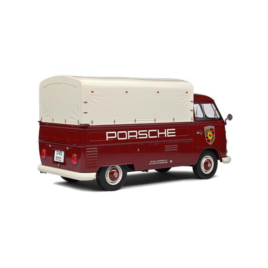 Miniatura Volkswagen Kombi T1 Pick-up Serviço Porsche 1950 Vermelha 1:18 Solido | Parcelamento Miniatura Volkswagen Kombi T1 Pick-up Serviço Porsche 1950 Vermelha 1:18 Solido | Parcelamento