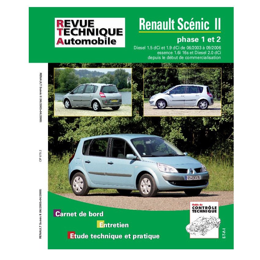 Vidange et remplacement filtre à huile Renault Scénic 1