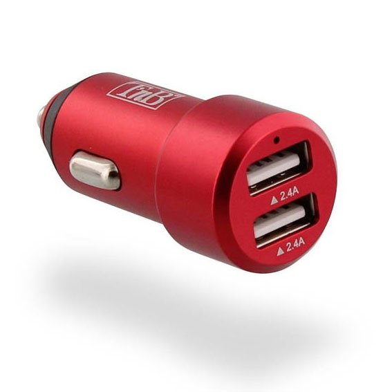 CHARGEUR VOITURE 2 USB 2.4A - CAC48RD - TNB TNB - Chargeur allume cigare