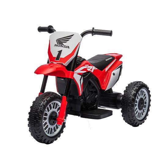 Moto porteur electrique rouge HONDA MGM Jeu jouet livre enfant Autobacs