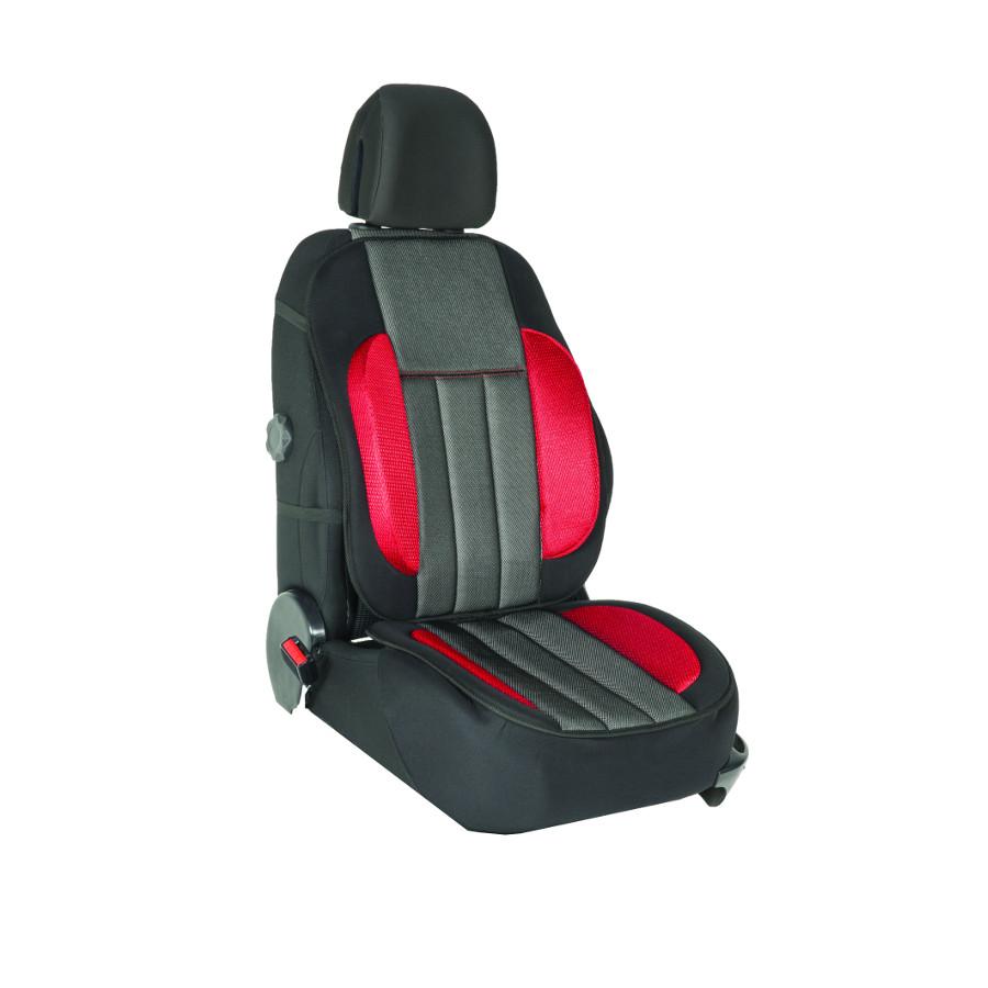 Couvre-siège Universel Pour Voiture – Antidérapant, Compatible Airbag – Confortable Et Facile à Installer – Couleur Gris