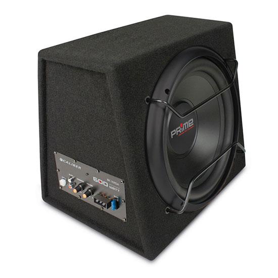 Caisson De Basse Actif Voiture 12" Caliber BC112SA-PRO - 200W RMS, 1000W Crête - Ampli Intégré, Réglages Personnalisables