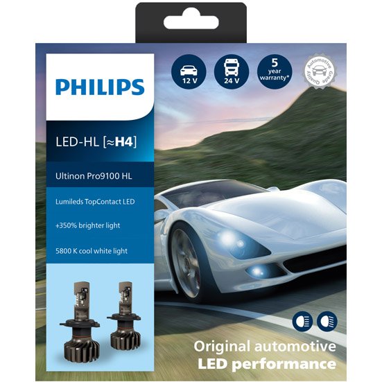Ampoule H4 philips LED Ultinon Pro - Équipement auto