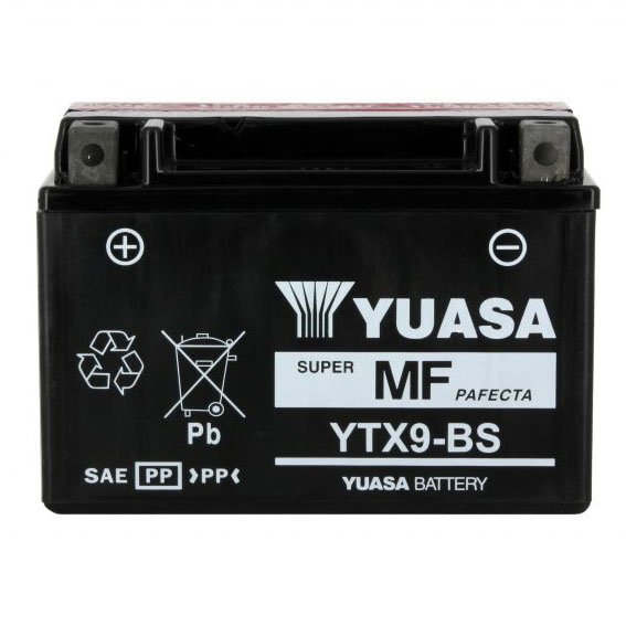 Batterie moto Yuasa YTX9-BS - Batteries - Pièces techniques - Moto & scooter