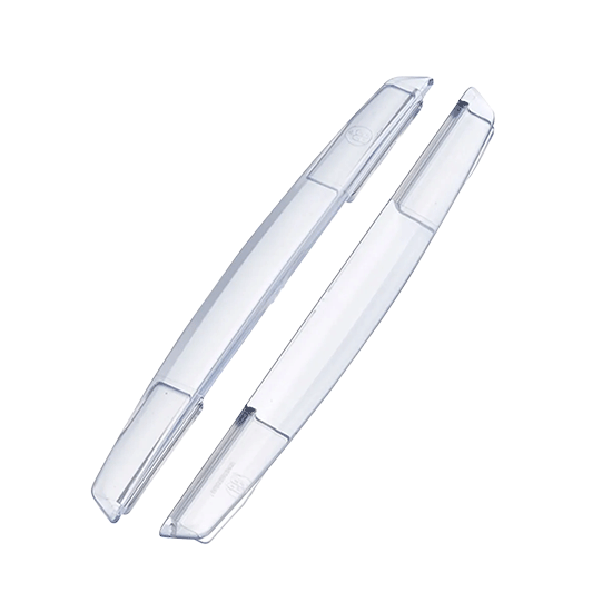 Lot de 2 protections portières transparentes