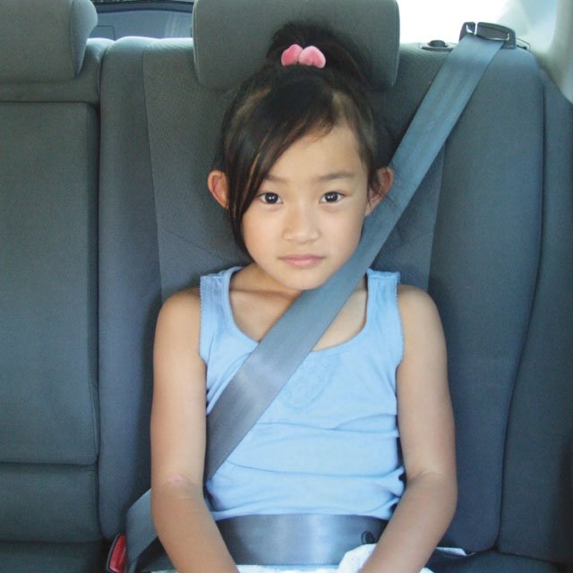 Northio Ajusteur de ceinture de sécurité pour enfants - rouge