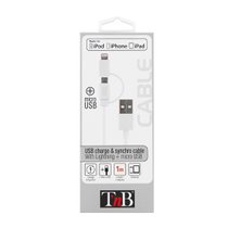 Câble-USB-_-Micro-USB-_-Lightning-iPhone-1M-Blanc-224097