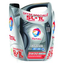 Huile-Total-Activa-Ineo-ECS-5w30-5L-+-1L-268199 Huile-Total-Activa-Ineo-ECS-5w30-5L-+-1L-268199