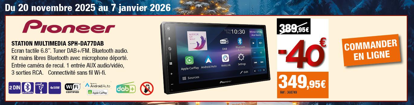 Autobacs - Promotion hiver 2025/2026 station multimedia