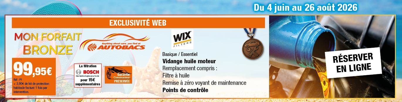 Profitez des promotions de l'été chez Autobacs -entretien
