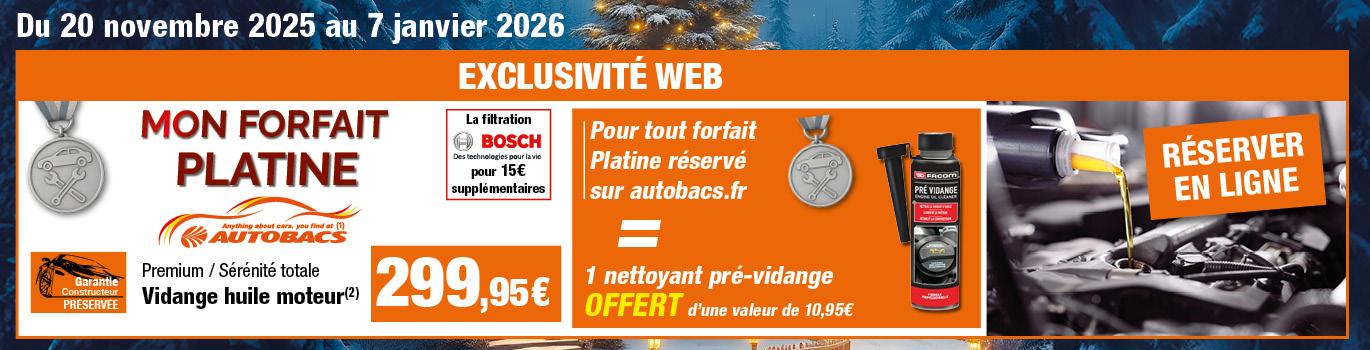 Autobacs - Promotion hiver 2025/2026 révision pas cher