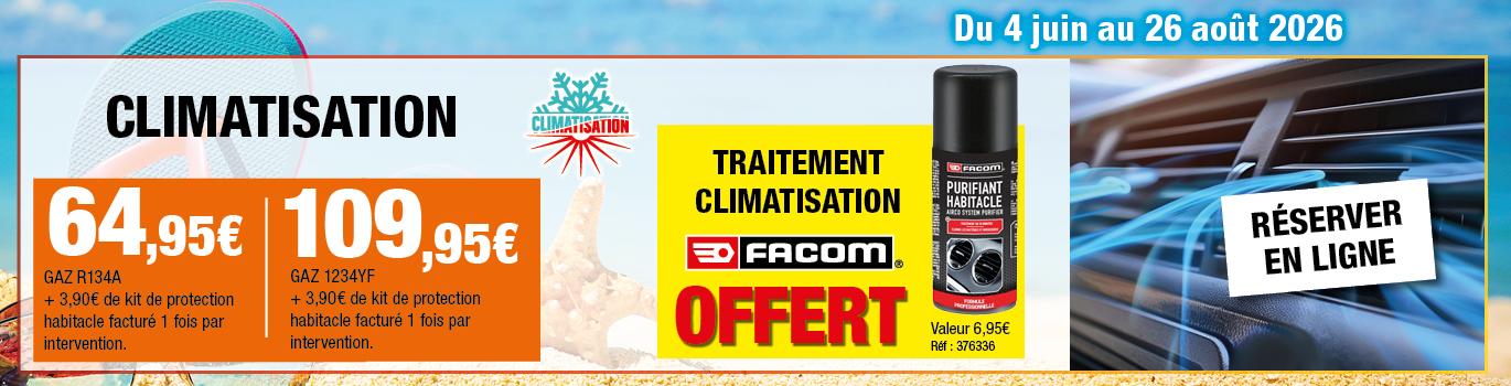 Profitez des promotions de l'été chez Autobacs -climatisation