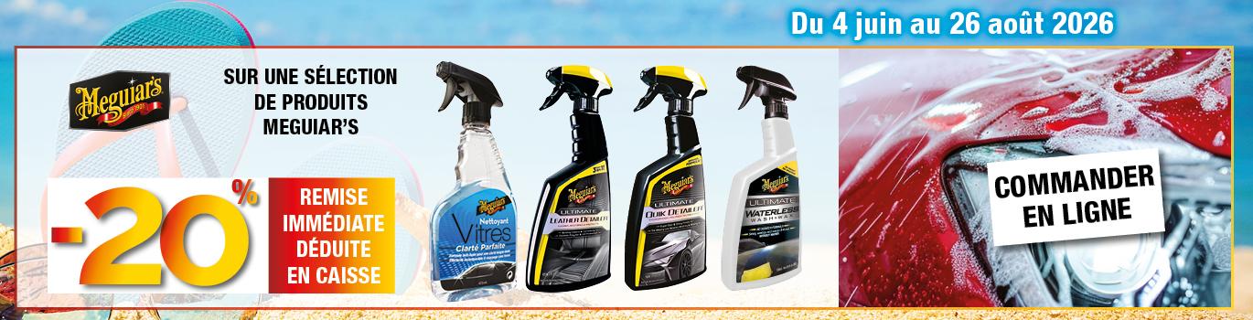Profitez des promotions de l'été chez Autobacs -meguiars