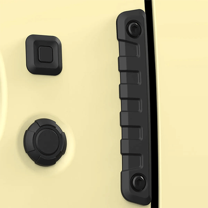 Lot de 2 protections portières noires