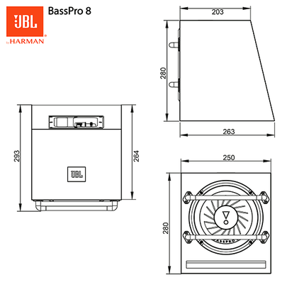 Caisson De Basse Stage Bass Pro 8 - JBL