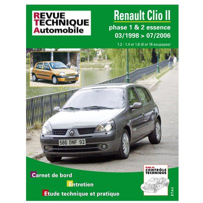 Revue-technique-Renault-Clio-II-Essence-1998_2006-100122