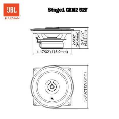 Haut-parleurs 2v coaxial 13cm STAGE 152F - JBL